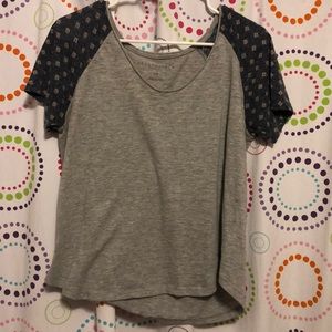 Baseball style T-shirt